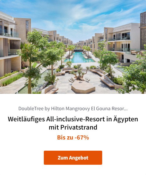 Weitläufiges All-inclusive-Resort in Ägypten mit Privatstrand