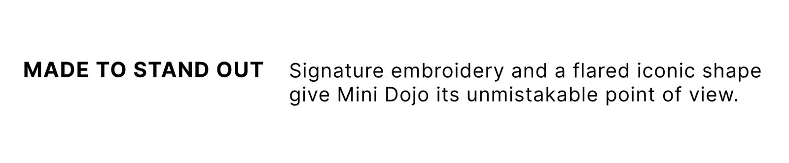 Shop Mini Dojo Collection