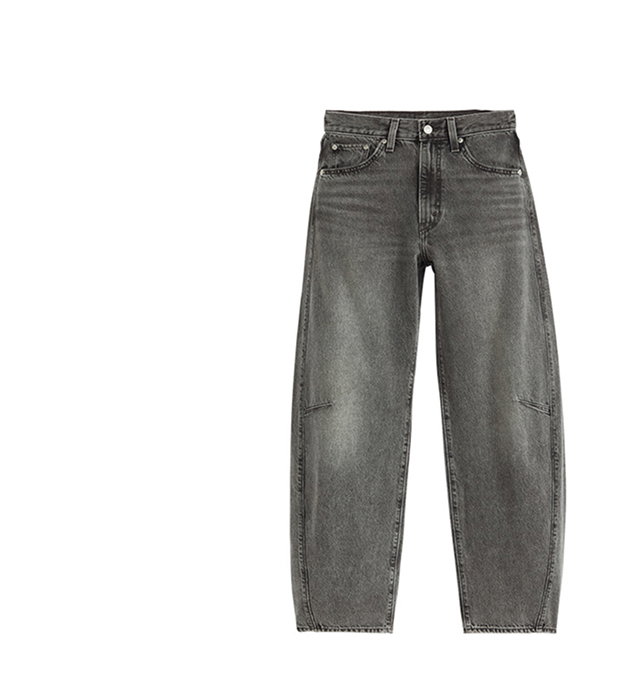 GREY CINCH BAGGY BARREL