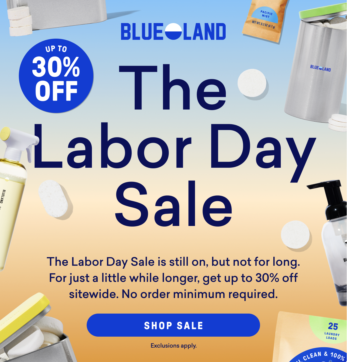 For a limited time, get up to 30% off during our Labor Day Sale!