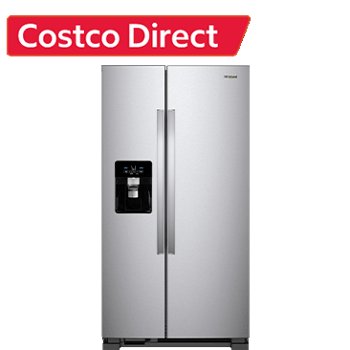 Whirlpool 25 cu. ft. Large Side-by-Side Refrigerator with Deli Drawer