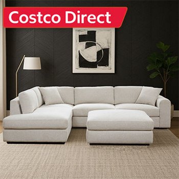 Andee Fabric Sectional with Ottoman