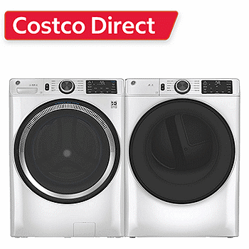 Select GE Front Load and Top Load Laundry