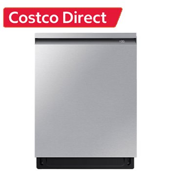 Samsung 42 dBA Top Control Smart Dishwasher with AutoRelease, StormWash Plus and Smart Dry, in Stainless Steel