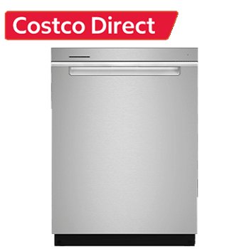 Whirlpool 24 in. Top Control Built-In Fingerprint Resistant Stainless Steel Dishwasher with Leak Detection, 47 dBA