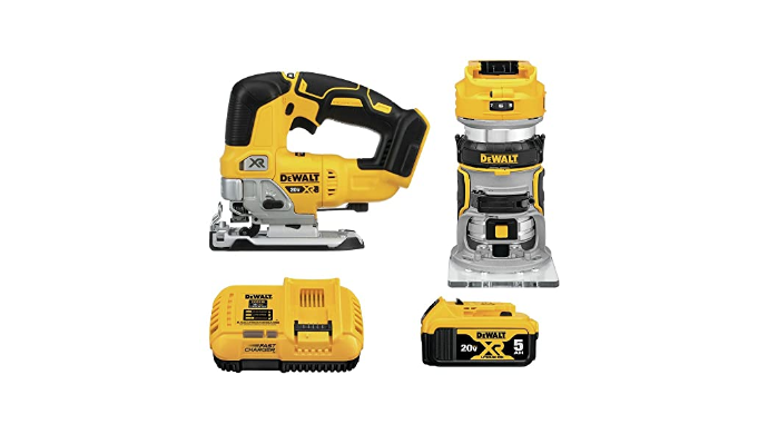 DEWALT 20V MAX Router Tool and Jig Saw