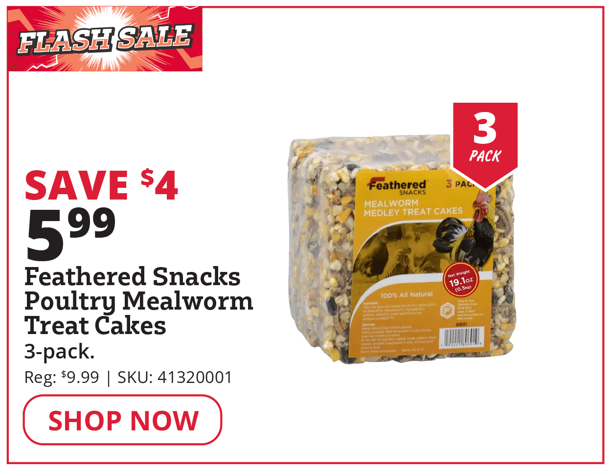 poultry mealworm treat cakes