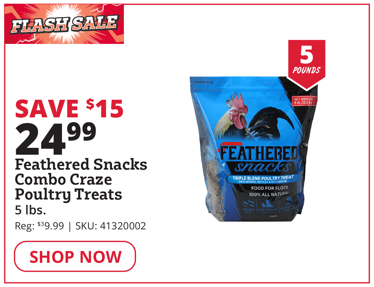 feathered snacks combo craze