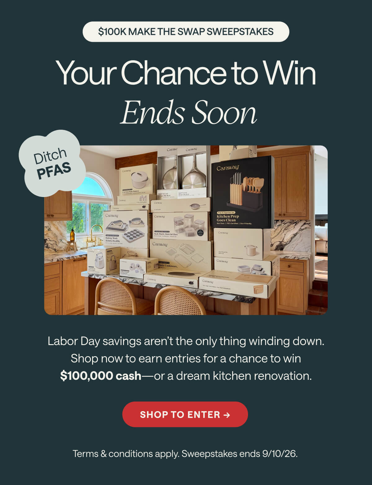 Your Chance to Win Ends Soon | Shop To Enter 