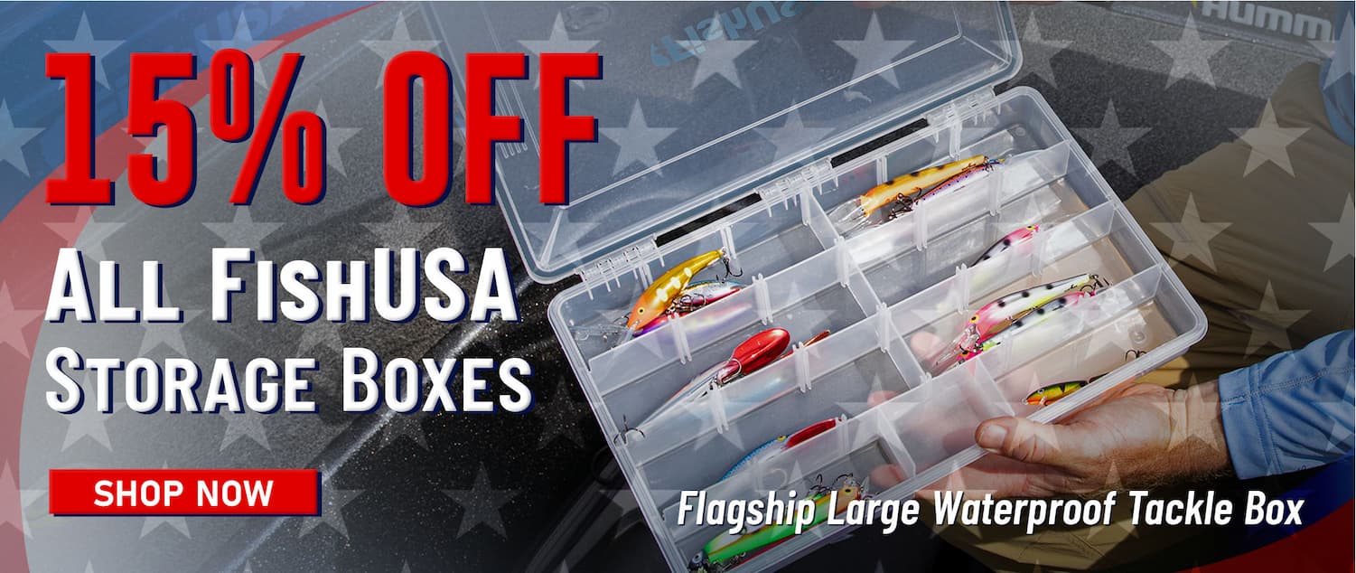 25% Off All FishUSA Storage Boxes Flagship Large Waterproof Tackle Box Shop Now