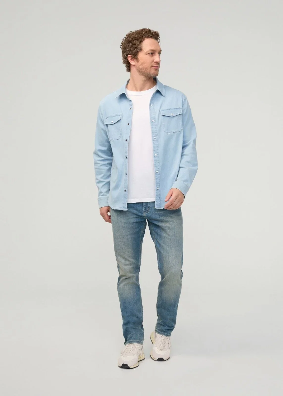 Image of Performance Denim Athletic Taper - Outback