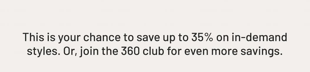 Get Your 35% off now