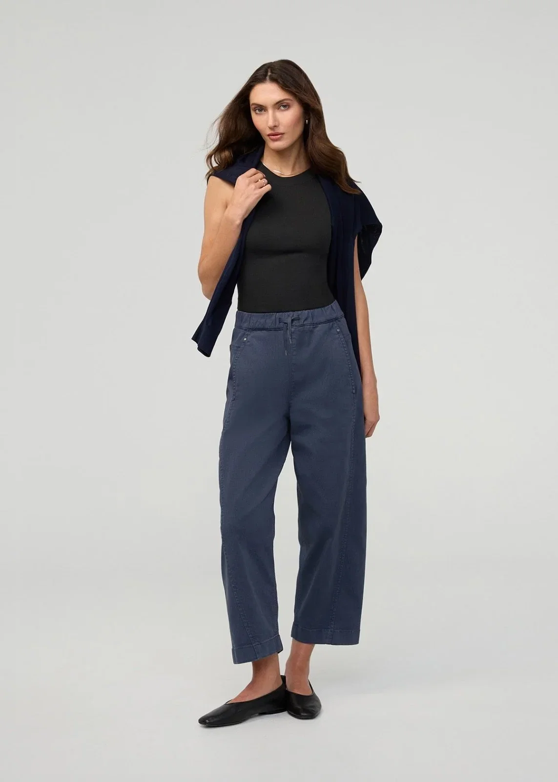 Image of FlexTwill Barrel Pull On Pant - Heritage Blue