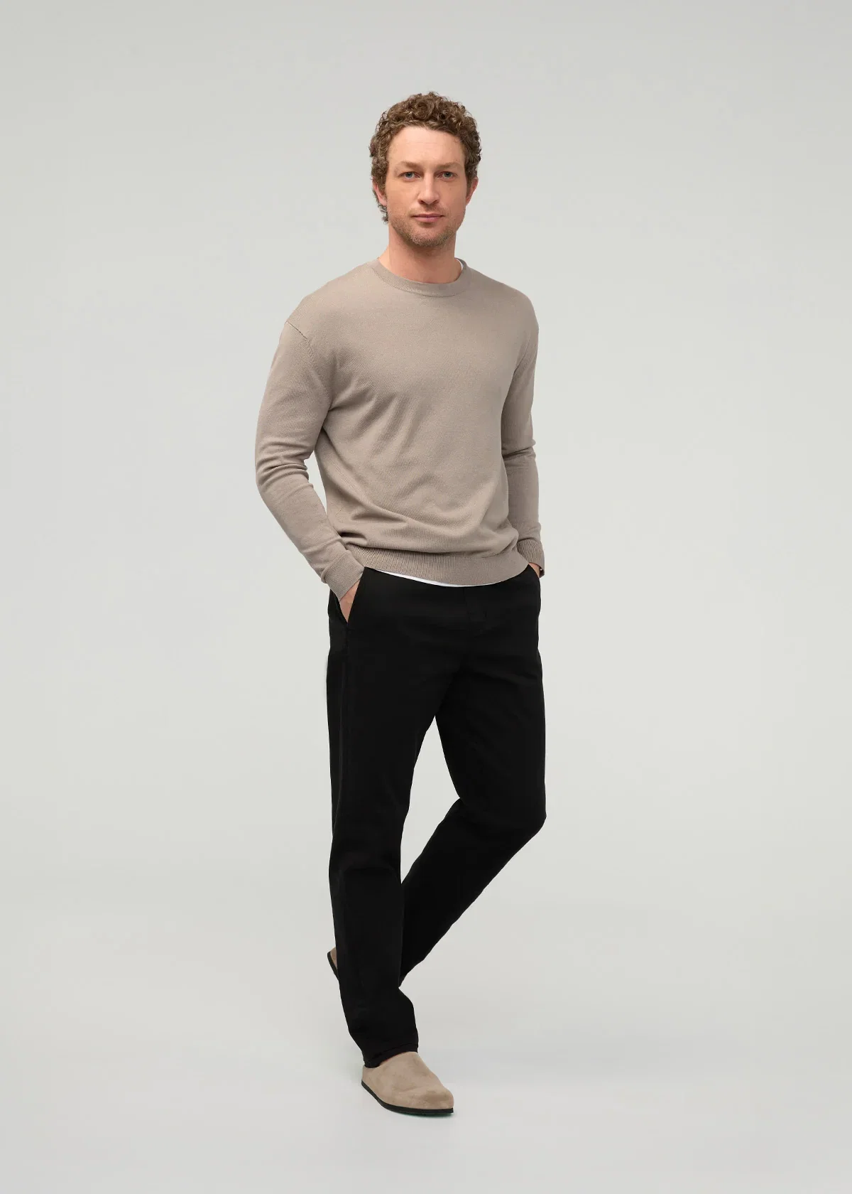 Image of FlexTwill Relaxed Pull On Pant - Black