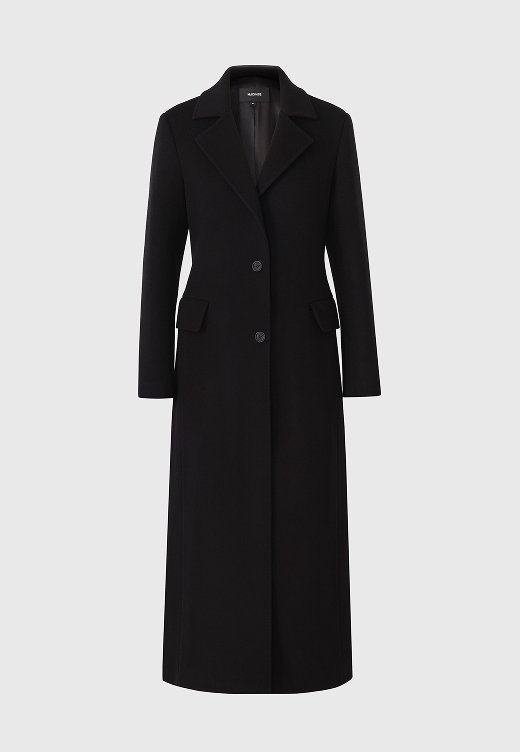 CORAZON Semi-fitted wool coat