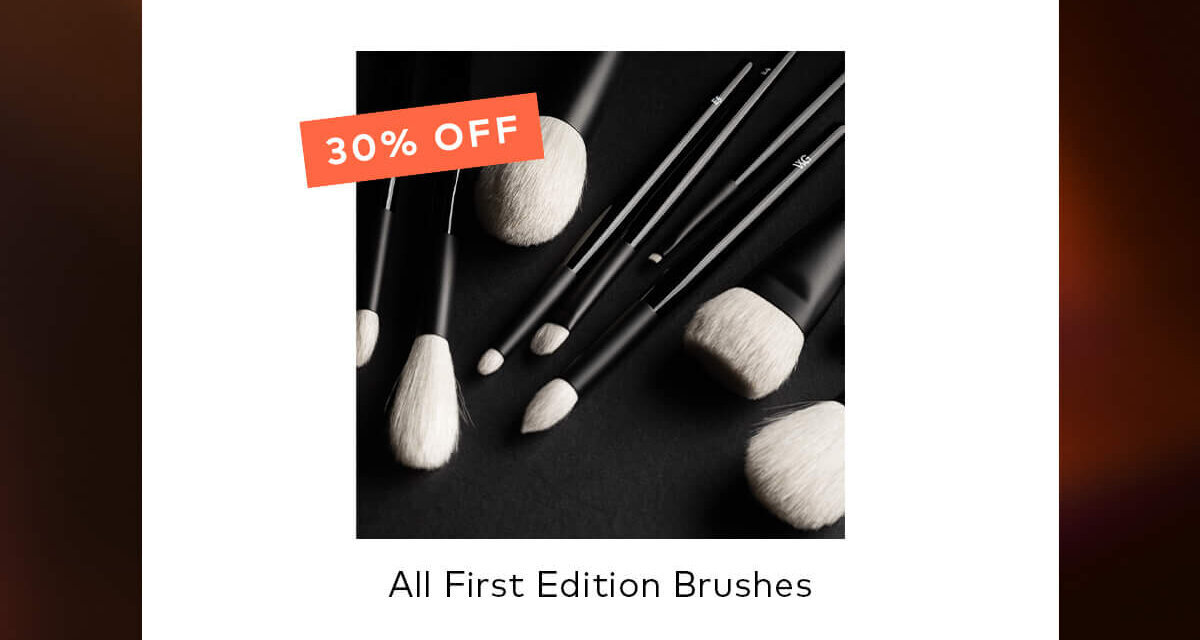 Get 30% off the Wayne Goss The First Edition Brushes on Beautylish.com