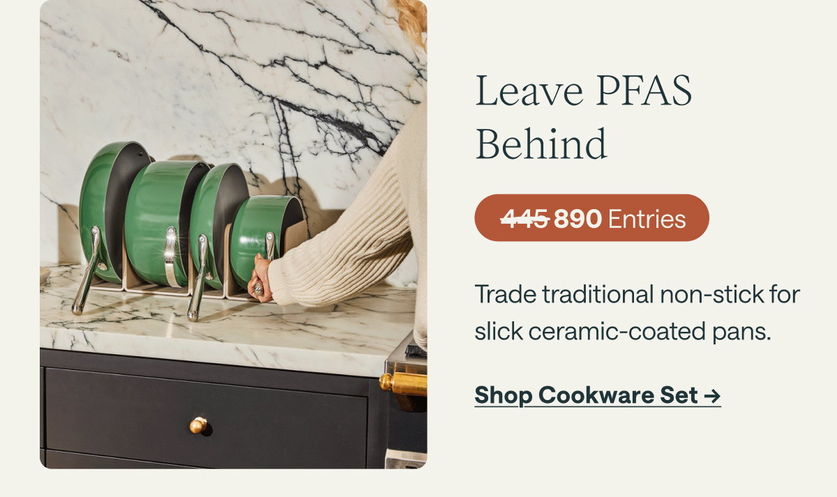  Leave PFAS Behind | Shop Cookware Set 