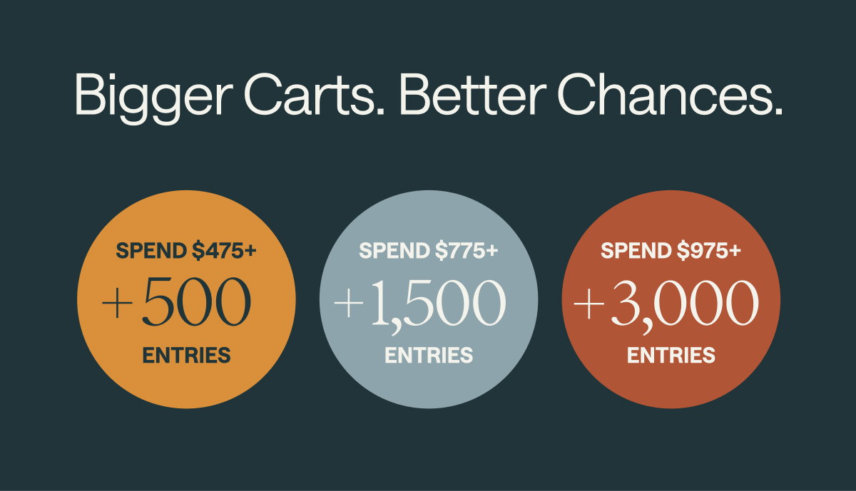 Bigger Carts. Better Chances.