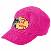 Bass Pro Shops Embroidered Logo Twill Cap for Babies - Pink