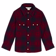 Bass Pro Shops Western Long-Sleeve Button-Down Shirt for Toddlers - Red/Navy
