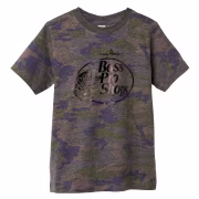 Bass Pro Shops Original Foil Logo Short-Sleeve Shirt for Kids - Vintage Camo