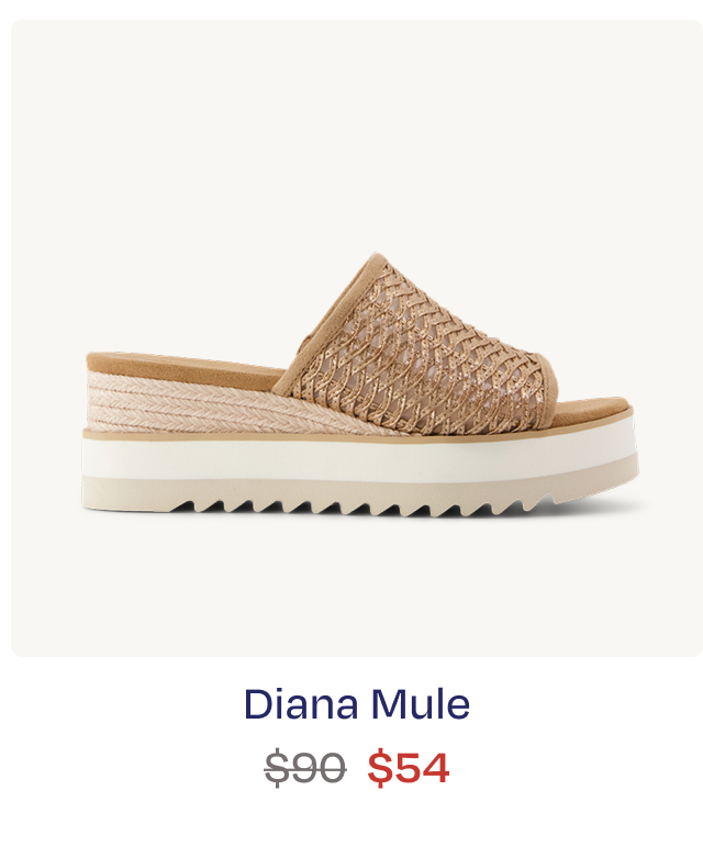 Diana Mule Wedge Sandal