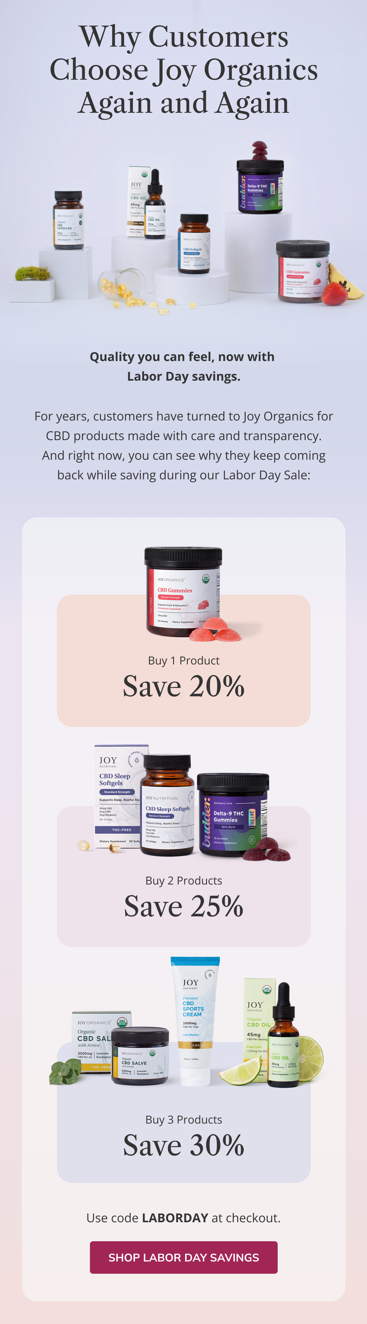 Shop Labor Day Savings