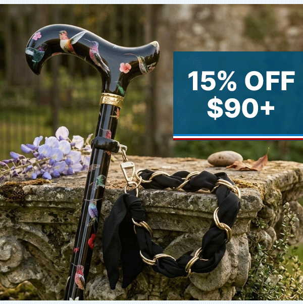 15% on eligible orders of $90