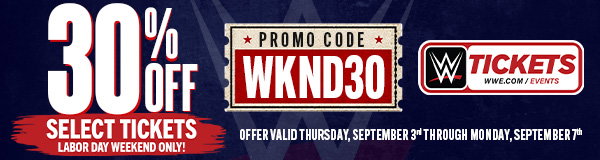 Labor Day Ticket Offer