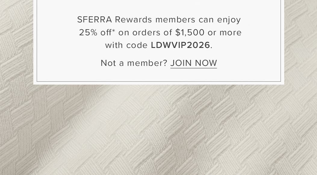 Join SFERRA Rewards