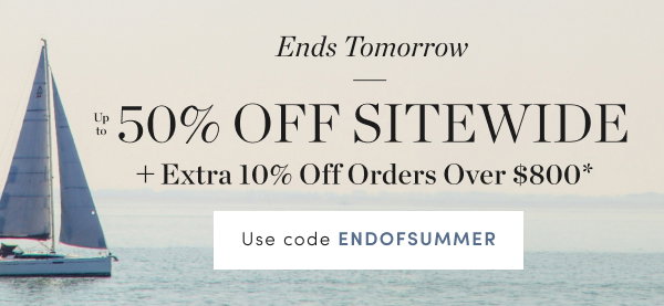 Up to 50% Off Sitewide