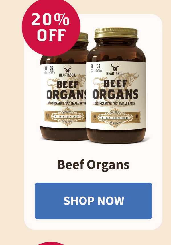 Beef Organs | Shop Now