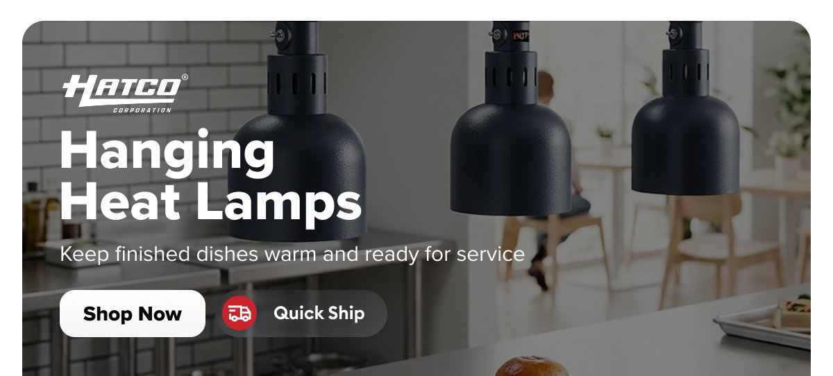 Hatco Quick Ship Hanging Heat Lamp