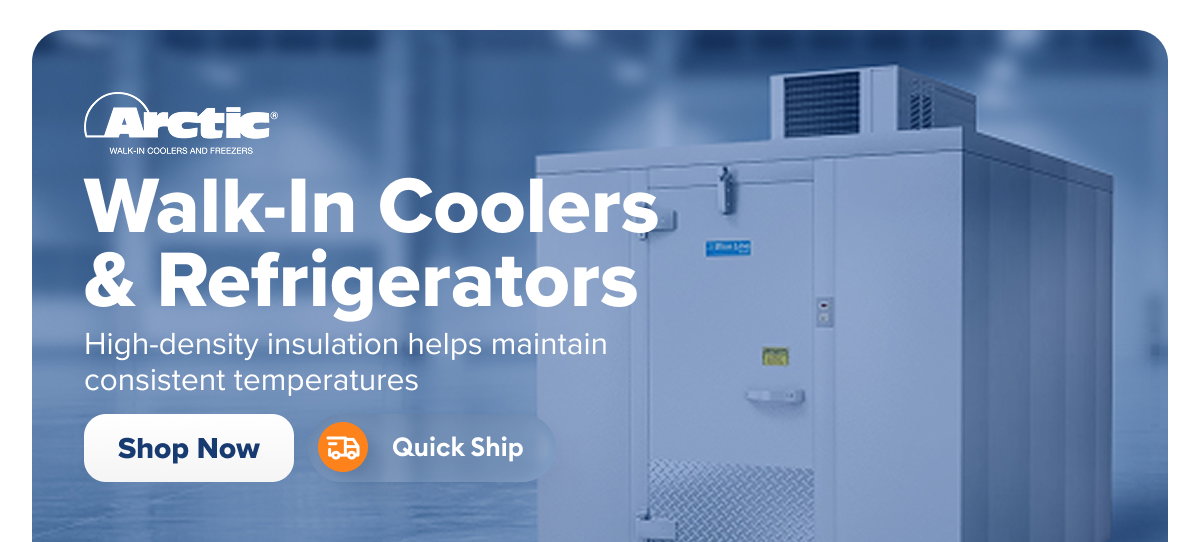 Arctic Quick Ship Walk-In Coolers & Refrigerators