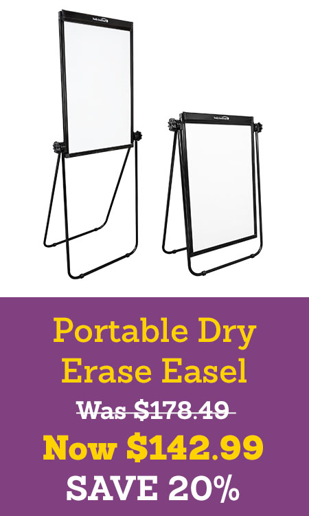 Portable Dry Erase Easel
