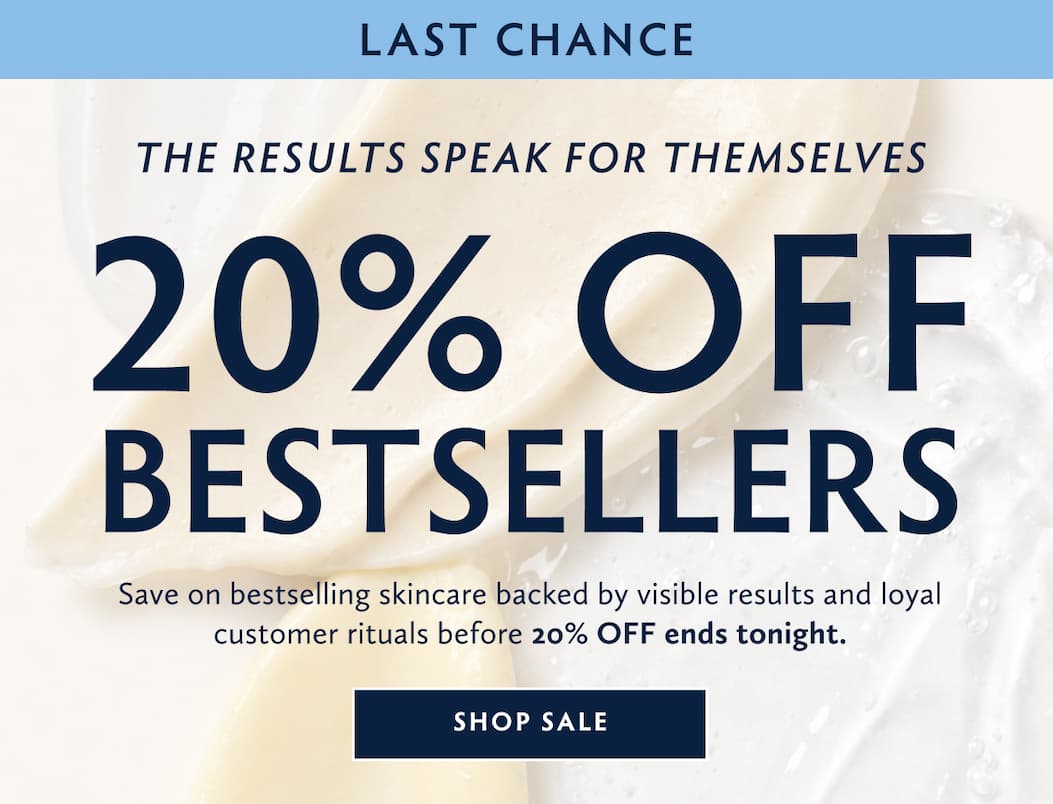 Last Chance! 20% OFF Bestsellers