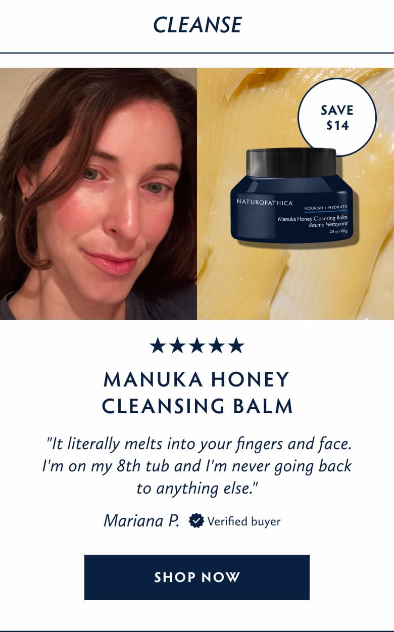 Save on Manuka Honey Cleansing Balm