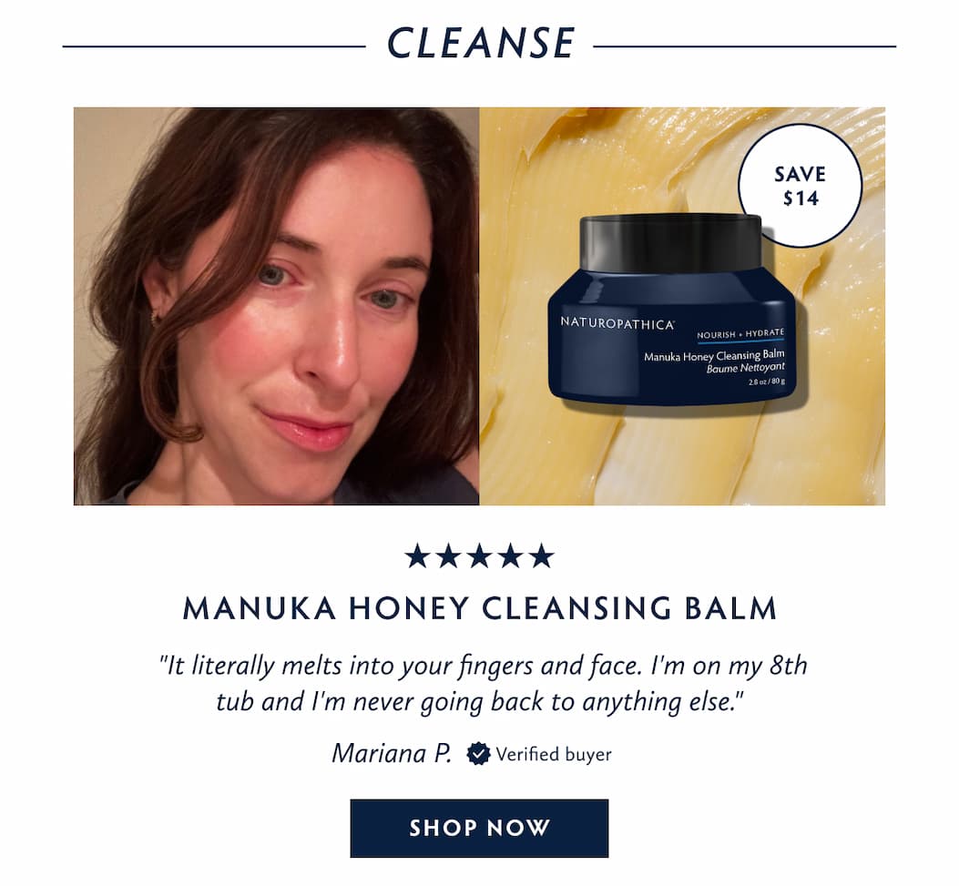 Save on Manuka Honey Cleansing Balm