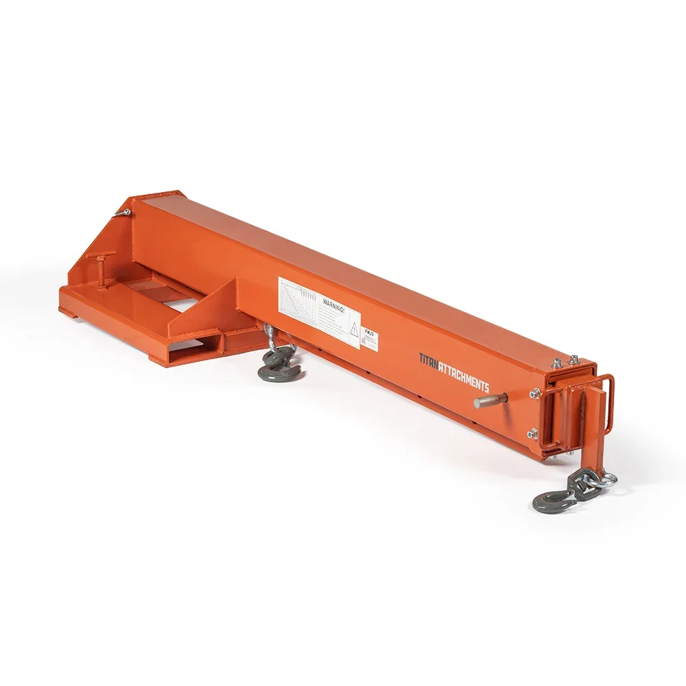 Image of Fork-Mounted Adjustable Hoist Jib Boom Crane