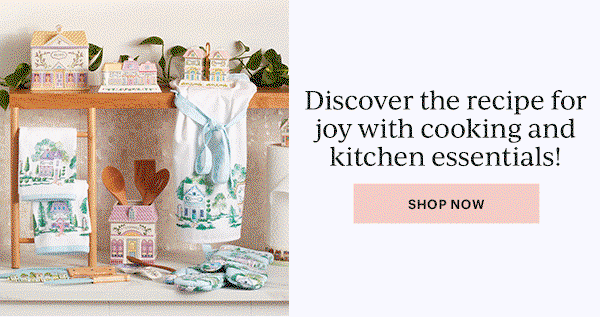 Discover the recipe for joy with cooking and kitchen essentials! SHOP NOW