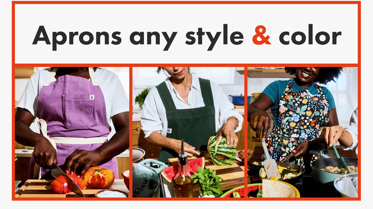 Aprons any style & color