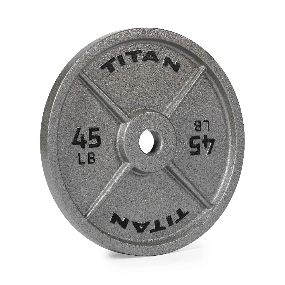 Image of 45 LB Single Cast Iron Olympic Plate