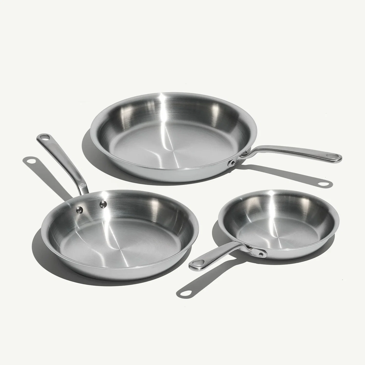 Image of Stainless Clad Frying Pan Set