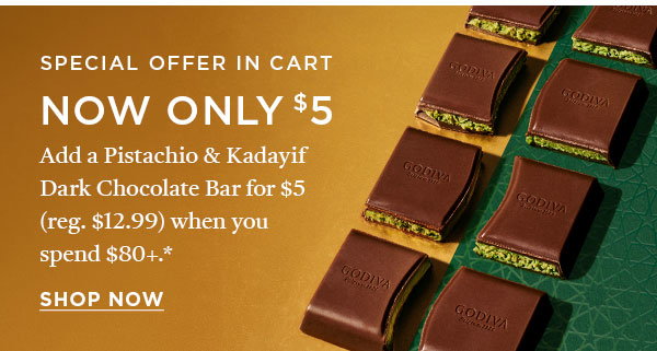 Pistachio & Kadayif Dark Chocolate Bar