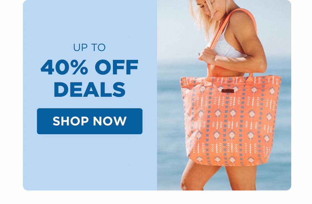 UP TO 40% OFF DEALS