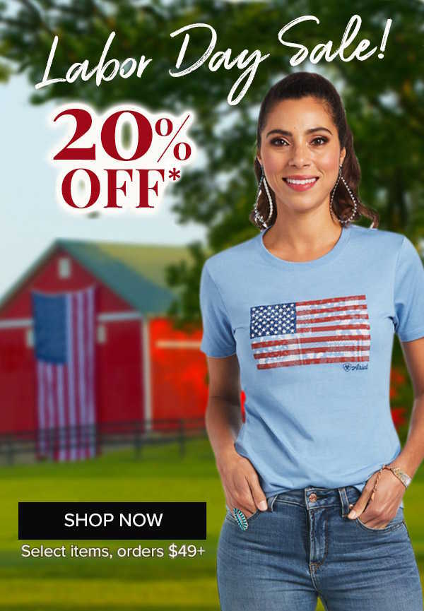 Labor Day Sale! 20% Off over $49