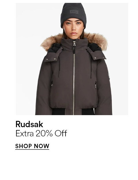 Rudsak - Extra 20% off - SHOP NOW >