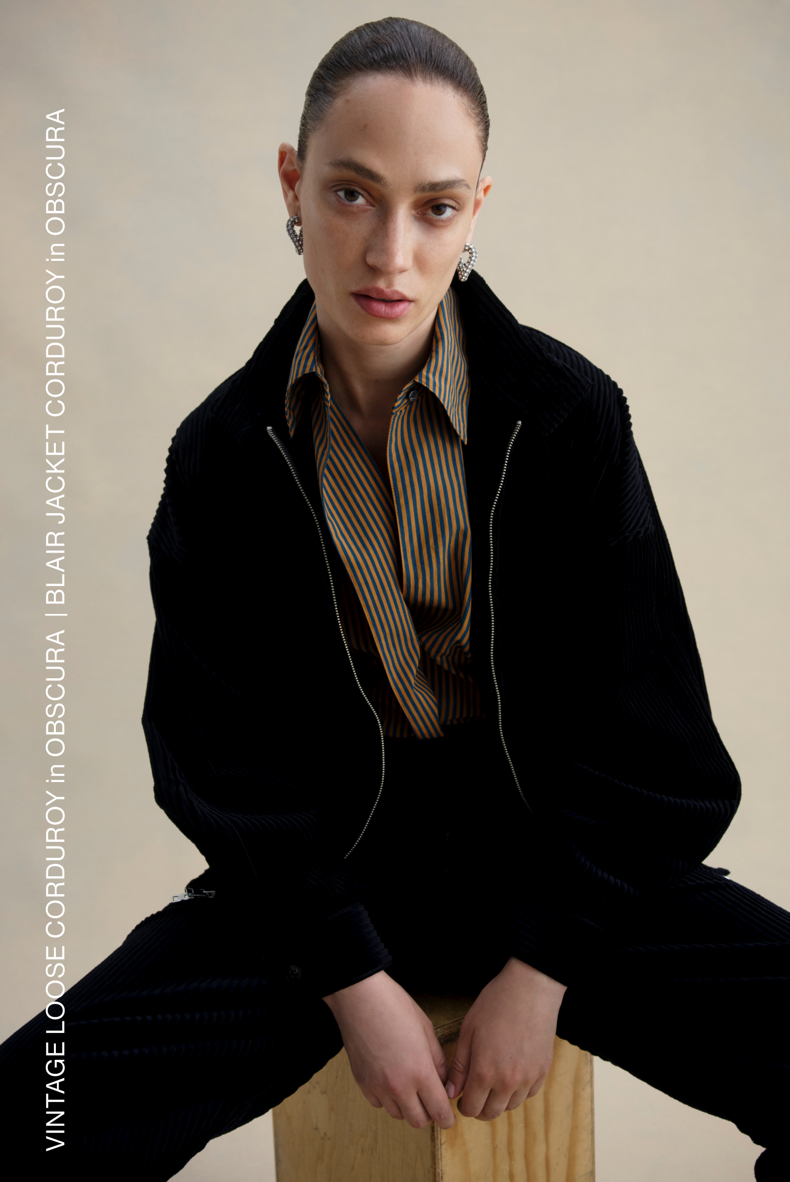 Vintage Loose Corduroy in Obscura / Blair Jacket Corduroy in Obscura
