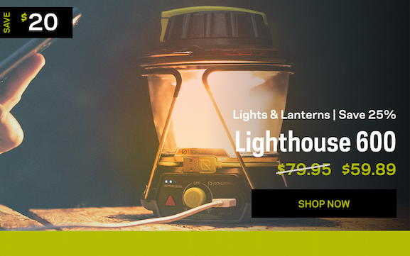 25% off Lighthouse 600