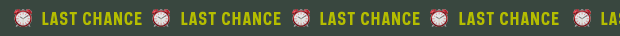 Last Chance to Save